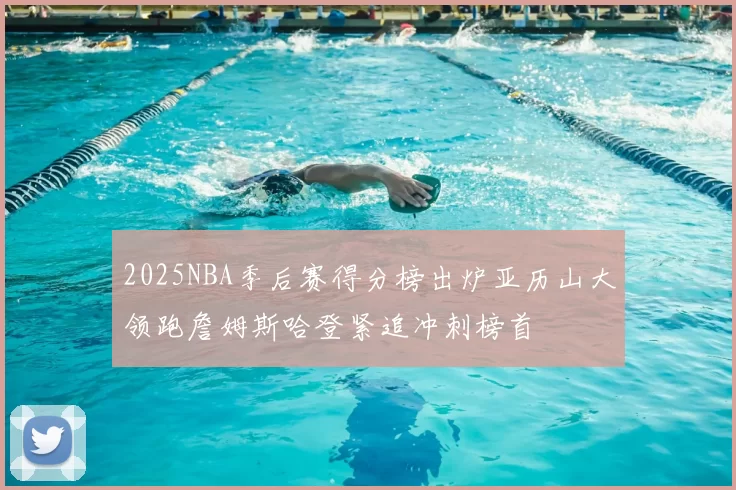 2025NBA季后赛得分榜出炉亚历山大领跑詹姆斯哈登紧追冲刺榜首