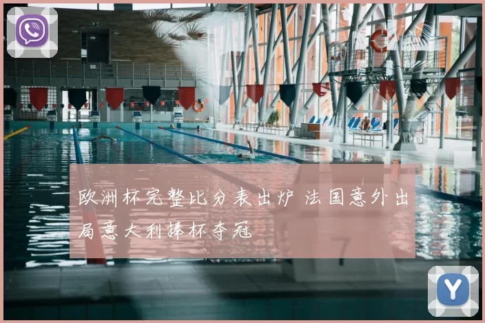 欧洲杯完整比分表出炉 法国意外出局意大利捧杯夺冠